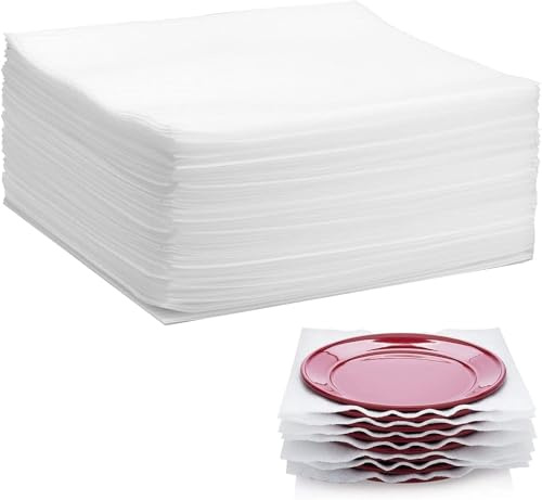40 Pack Foam Wrap Sheets for Packing Storage Shipping Moving Supplies, Cushion Wrap Packing Foam for Dishes, China, Glass and Furniture(30x24cm)