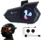 shuhauk Cuffia da casco, con citofono, luce colorata, impermeabile, con cancellazione del rumore, per donne, motoslitta, ciclismo, attività all'aperto