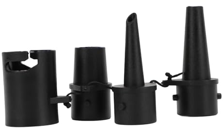 Tnfeeon Ersatzdüsen für Luftpumpe, Schnellverschluss-Schnallendesign, 3 Größen, Leichtes Nylon, Zum Aufblasen von Luftbetten, Schwimmringen und Matratzen bei Outdoor-Aktivitäten