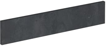 Vicco Küchenfront R-Line, Schwarz Beton, 59.6 x 11.2 cm Möbelfront für den Herdumbauschrank, passend für R-Line Küchenschränke zur einfachen Montage