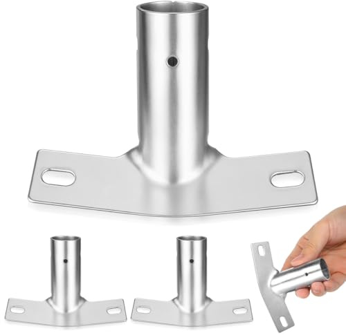 DOITOOL Broom Handle Holder Adapter 3pcs Floor Broom Handle Connecting Thread Tip Head Adapter for Pole Extension Pole Connector Secure Fit for Sweep Brush Cleaning