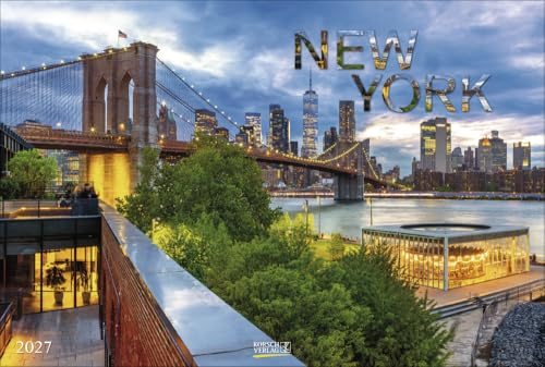 New York - Kalender 2027 - Korsch-Verlag - Panorama-Format - Fotokalender - Fotokunst - 58 cm x 39 cm