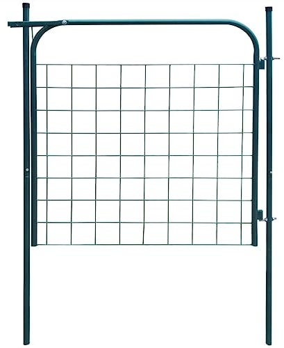 vidaXL Puerta de Valla de Jardín 100x100 cm Verde Patio Terraza Exterior Casa