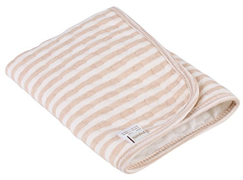Baby Wickelmatte aus Bio-Baumwolle wasserdicht für Neugeborene 0-3 Jahre 70x105 cm mit weicher Polsterung und praktischem Tragegriff