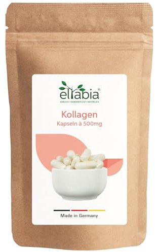 Kollagen Kapseln 200 Stück | Hochdosiert 1500mg Tagesdosis | Hochwertiges Premium Rinder Collagen Hydrolysat Peptide