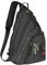 Larswon Laptop Sling Rucksack, Schultertasche 12 13 14 inch Laptop Tablette Umhängetasche Rucksack Schulter Tasche Reisen Schwarz