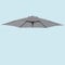 Green Bay Replacement Fabric Garden Parasol Canopy Cover for 3m 8 Arm Parasol - Grey