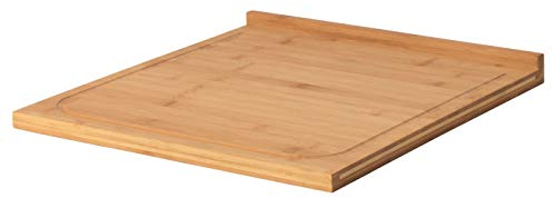 Schneidebrett, 45 x 38 cm, Produktgröße: Länge: 45 cm, Breite: 38 cm, Dicke: 1,8 cm, Material: Bambus, Öl