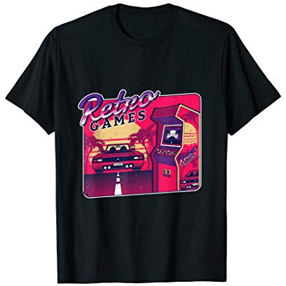 Computerspiele der 80er und 90er Retro PC Games Gamer Gaming T-Shirt