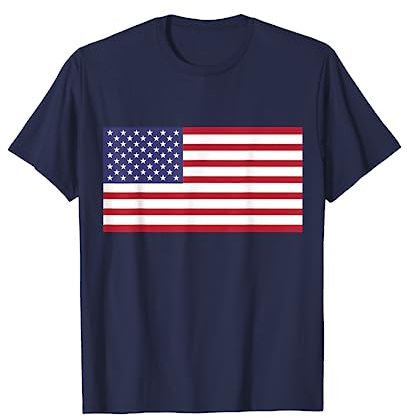 Drapeau Américain USA Patriotique US Hommes Femmes Enfants T-Shirt