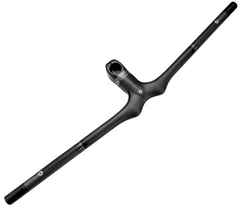 OUYA MTB Integrierter Lenker Fahrradlenker Mountainbikes 3K Matte Carbon Lenker MTB Flacher Lenker,680mm*100mm