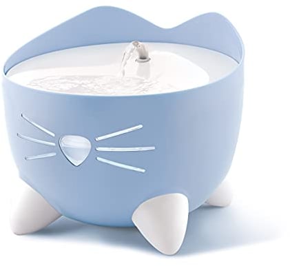 Catit 43717 Pixi Trinkbrunnen für Katzen, 2,5L, blau