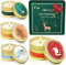 SENTORINI Duftkerzen Weihnachten Geschenkset, Geschenke für Frauen, 4St Sojawachs Aromatherapie Kerzen für Christmas deko, Hochzeiten, Party, Vatertag, Muttertag, Valentinstag, Yoga
