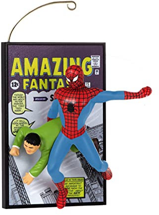 Hallmark Keepsake Weihnachtsdekoration 2022, Marvel Spider-Man Amazing Fantasy 60th Anniversary