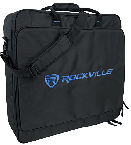 Rockville MB2020 DJ Gear Mixer Gig Bag Case 52,1 x 52,1 x 15,2 cm, 52,1 x 52,1 x 15,2 cm