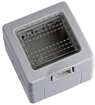 Scatola Porta Frutti Da Esterno, Compatibile Con Bticino Matix (1, Custodia 2P IP55 Con Coperchio)