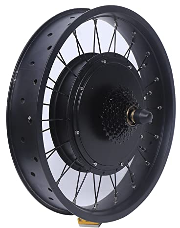 Frederimo Kit di conversione per bicicletta elettrica, 20, ruota posteriore elettrica, 48 V, 1000 W, per bicicletta elettrica e per la conversione della bici posteriore