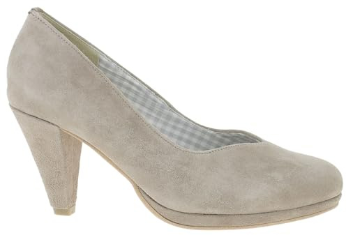 Hirschkogel Damen Pumps, Taupe, 38 EU