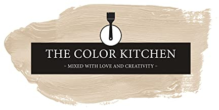 THE COLOR KITCHEN helle Wandfarbe - Malerfarbe für Wohnzimmer und Schlafzimmer - matte Innenfarbe in Beige - 2,5l Deckfarbe in TCK6000
