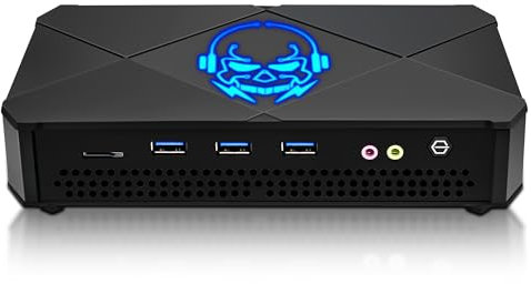 KingnovyPC Ryzen 7 5800H Mini PC, 16GB DDR4 RAM 512GB SSD Micro PC, Win11 Pro Mini Desktop Computer Supporto 4K@60Hz Triple Display/WiFi 6/BT5.2, 8C/16T, fino a 4.4Ghz