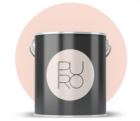Livingwalls PURO Premium peinture murale c2014 - Peinture pour pièces d'habitation et bureaux avec un très haut pouvoir couvrant - couleur mate de haute qualité en rose - 1l