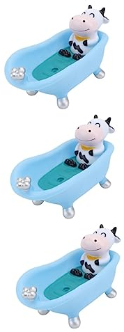 Alipis 3 STK Seifen Halter Tierische Seifenschale Duschseifenbehälter Seifenschale Für Die Badewanne Cartoon-seifenhalter Pflanzgefäß in Badewannenform Reisen Vinyl Schwamm Badeseife