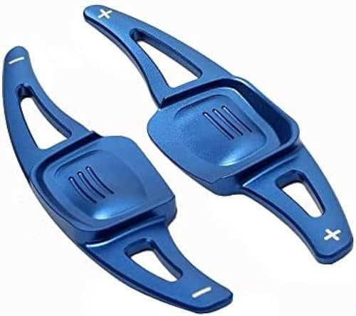 PAREKS Palette del cambio per VW Golf 8 MK8 R GTI R Line 2020 2021 2022,Leve del Cambio al Volante Dell'auto Lo Styling Dell'Auto Accessori,B-Blue