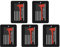 Firefighter Axe Line Flag Car Air Freshener Hanging Rear View Mirror Fragrance Long Lasting Scent Aromatherapy Tablets Cards 5 Pieces