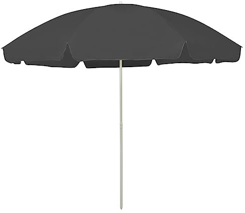 Ombrellone da Spiaggia Antracite 300 cm Casa e Giardino, Prato e Giardino (3,1KG)