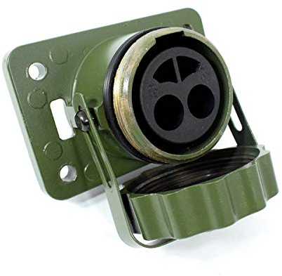NATO Steckdose 2 polige 24V mit Kontakten 35 mm² Aluminium geprüft VG96917 Feuerwehr, Bundeswehr, Land- und Baufahrzeuge, LKW