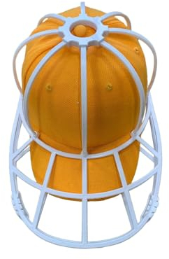 SIGANDG Cap Washer für Baseballmützen,Hut-Unterlegscheiben,Cap Waschen,Hutwaschrahmen für Erwachsene und Kinder Basecap(Weiß)