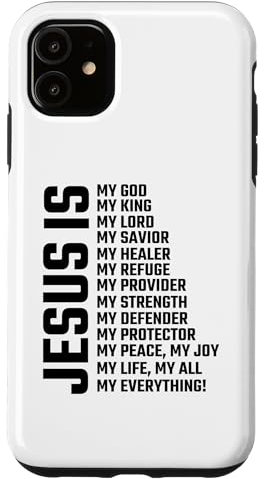 iPhone 11 Jesus is my - Jesus Day Christian Christmas Christ Jesus Case