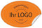CUSMIZ Logo Sticker - Aufkleber Selbst Gestalten, Personalisierte Aufkleber für Firmenlogos, Hochzeiten, Partys, Festivals, 100 Stk Aufkleber in verschiedenen Formen und Größen - Ellipse