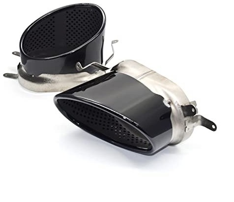 WITTSY 1 Paar Edelstahl Oval Auto Auspuffanlage Endrohr Schalldämpfer Endrohr Für A&UDI A3 A4 A5 A6 A7 RS3 RS4 RS5 RS6 RS7