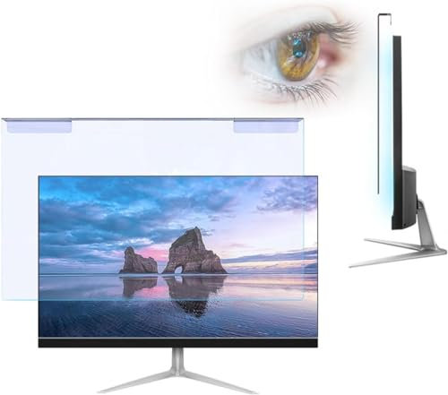 FLNOZAMZ 17-27 Zoll Computer-Sichtschutzfilter für 16:9-Breitbildmonitor, blendfreier Blaulichtfilter-Sichtschutz, einfache Installation (19 inch 4:3)