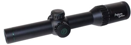 Professor Optiken Ammersee - 1-6x24 HD V2 Zieloptik/Zielfernrohr mit mit Leuchtfaser-Absehen 4 - mit vollvergütetem HD-Glas für die Drückjagd/Bewegungsjagd - robust, stickstoffgefüllt & schussfest