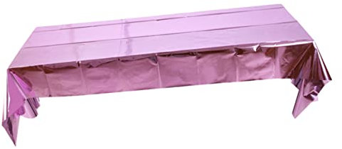 TINEASUR couverture de table de Noël décoration nappe de fête de mariage vaisselle de fête faire la assiettes s nappe de table chemin de e brillant à paillettes rose