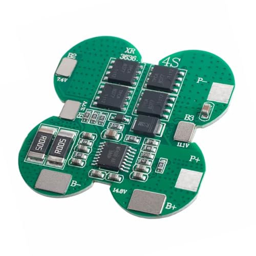 OAJABBGE 4 Strings 14 8 V 18650 Batteria Al Litio Sovraccarico E OverDisary Protections Board 15A