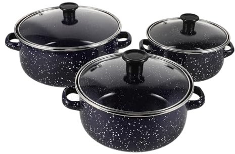 Ciieeo Olla De Cocina Esmaltada Tapa Sartén Pequeña De Ollas De Plano Utensilios De Cocina