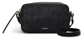 RADLEY London Beech Row Women's Leather Mini Zip Around Crossbody, Black