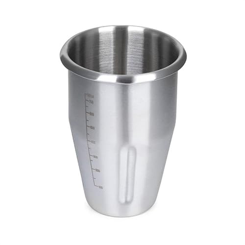 Klarstein Pro Kraftprotz - Shaker, Capacité de 1 litre, Accessoire ou pièce de remplacement, Lavable au lave-vaisselle, Pas de goût et d'odeur, En inox, Argent