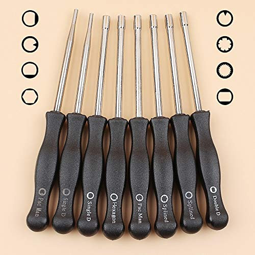 Beixi Temps Carburateur Outils de réglage Tournevis for Carburateur Husqvarna Stihl Poulan Jonsered Trimmer Vilebrequin Tronçonneuses Ensemble d'outils