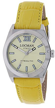 Locman Italy Damenuhr 'Stealth' gelb Ref. 0204 - Eleganz aus Italien