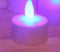ausuky Flameless LED Rechargeable Candles USB Charger Battery Operated Tea Lights Lamp (Purple)