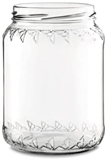 Apistore Lot de 24 pots en verre reine 390 ml pour Miele 500 g (verre uniquement)