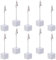 BESPORTBLE 10 Stücke Memo Clip Halter St?nder mit Alligator Clips Cube Base Memo Inhaber Kreative Anmerkung Clip Kartenhalter Foto Klammer für Home Office (Silber) Tischnummern Hochzeit