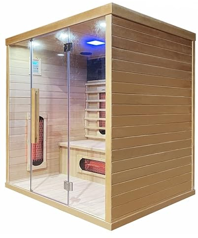 Sauna Firlandese Tradizionale ed infrarossi Multifunzione (SAUNA 150X110CM 4 POSTI)