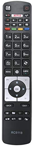 ALLIMITY RC5118 RC 5118 Fernbedienung Ersetzen für Saba Kendo S3916-FHD-SMART S4326WSMART S43UHD17 S4926SMART S5516-FHD-Smart