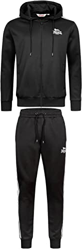 Lonsdale Herren Weetwood Trainingsanzug, Black/White, L EU