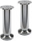 SOTECH 2 pieds de meuble TERRA hauteur 150 mm chrome poli Pieds d'armoire réglables en hauteur jusqu'à 15 mm max., charge 250 kg/par pied
